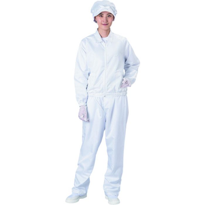 ブラストン ジャケット(衿付)-白-5L(Tcode:8106448)