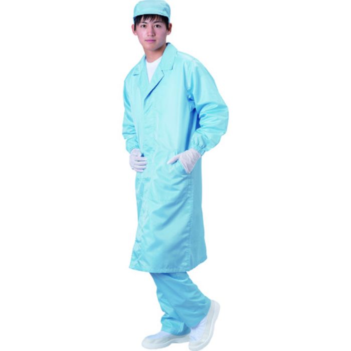 ブラストン コート(テーラーカラー・ボタン)-青-S(Tcode:4475810)