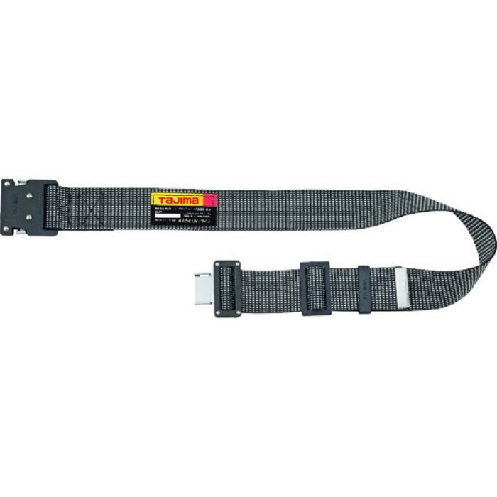 タジマ 胴ベルト アルミワンタッチ黒バックルドット柄 ドット白 Mサイズ(Tcode:1680065)