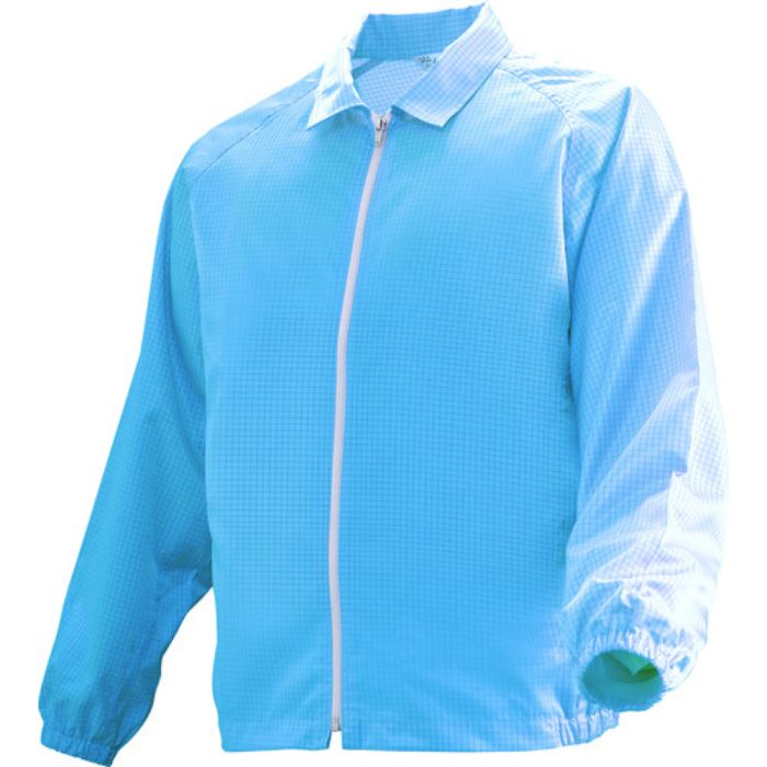 ミドリ安全 ブルゾン クリーンウェア ブルー 5L(Tcode:8258988)