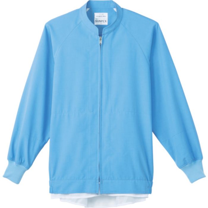 サンペックス クールフリーデ男女兼用長袖ジャンパー サックス SS(Tcode:7616864)