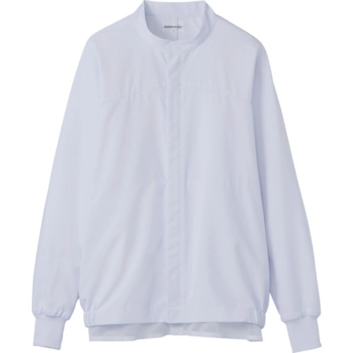 サンペックス クールフリーデ 男女兼用食品工場向け長袖ジャンパー ホワイト L(Tcode:8338485)