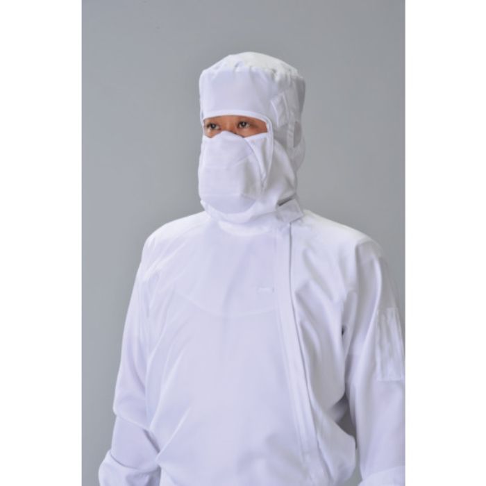 ADCLEAN クリーンルーム用フード ADCLEAN マスク付きフード 白 L(Tcode:4013697)