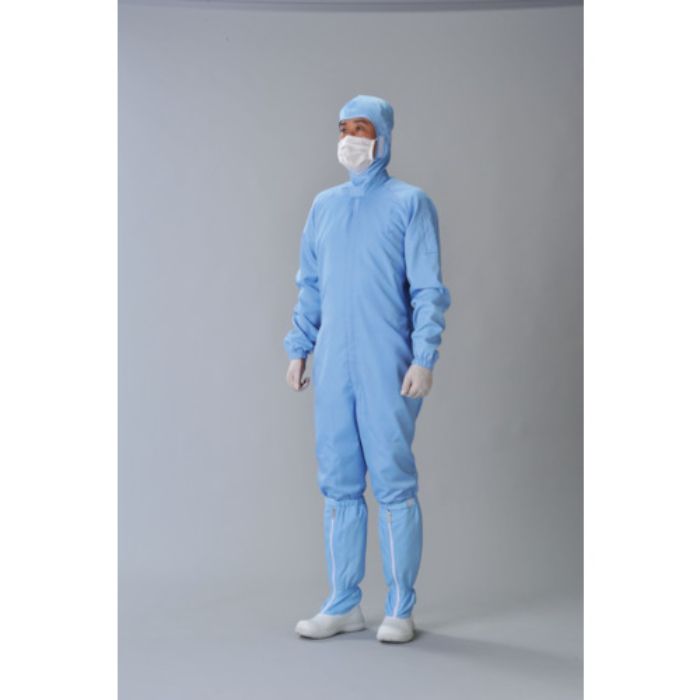 ADCLEAN クリーンスーツ ブルー L(Tcode:4013760)