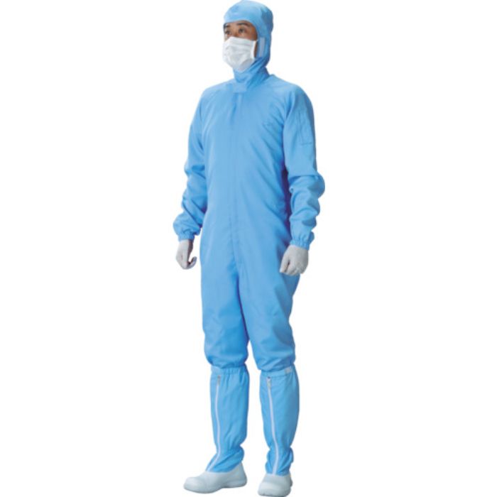 ADCLEAN クリーンスーツ ブルー M(Tcode:4013786)