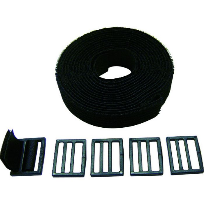 クラレファスニング 自由自在バンド 黒 25mm×3m(Tcode:13226)