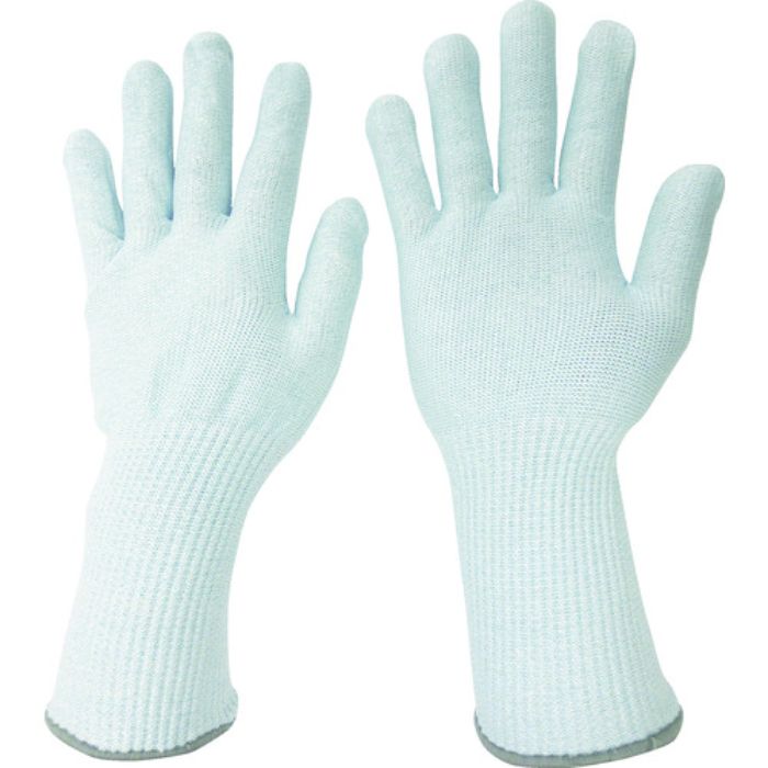 ミドリ安全 耐切創性手袋 カットガード F102ロング L(Tcode:1955397)
