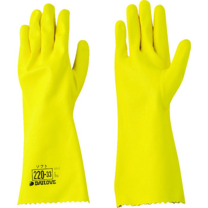 DAILOVE 耐油用手袋 ダイローブ220-33(L)(Tcode:7219148)