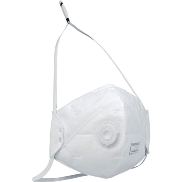 シゲマツ N95マスク DD02V-N95-2K二折/10個 排気弁付(Tcode:2570333)