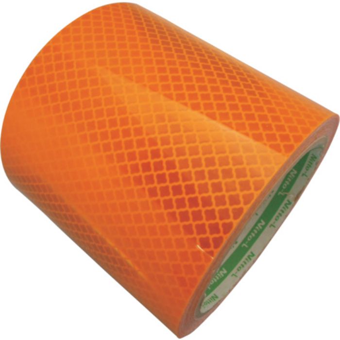 日東エルマテ 軟質高輝度プリズム反射テープDM9600 100mm×5M 黄(Tcode:2495362)