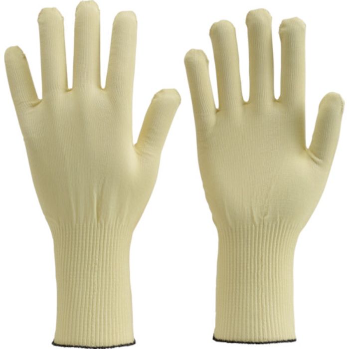 TRUSCO 耐切創アラミド手袋 15ゲージ 薄手ロングタイプ LLサイズ(10枚入)(Tcode:3690959)