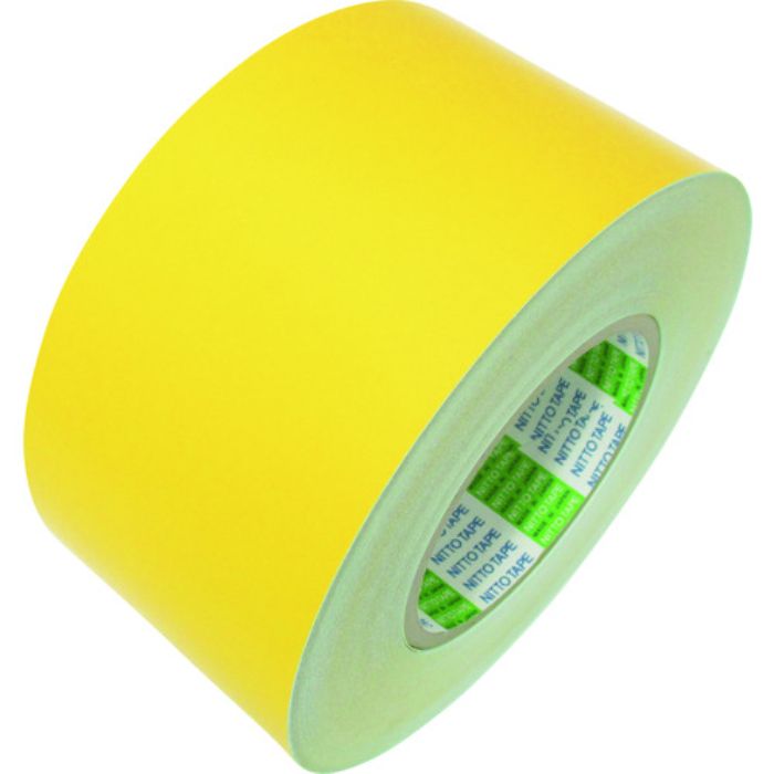日東エルマテ ラインテープE‐A(BC) 0.16mm×100mm×50m 黄(Tcode:2083476)