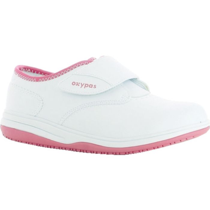 SAFETY J OXYPAS EMILYベルクロシューズ ライトピンク 25.5CM