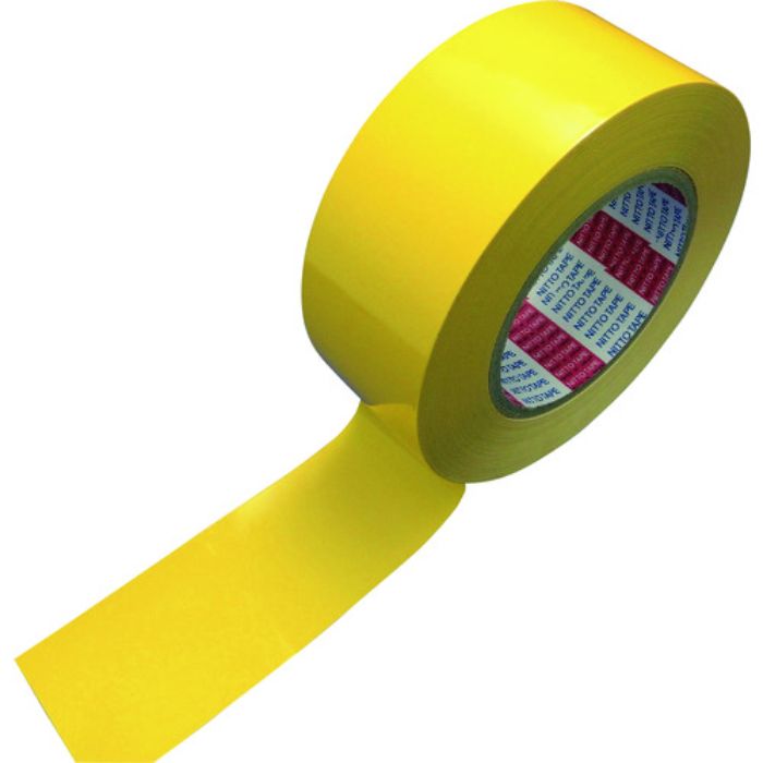 日東エルマテ ラインテープE-OC(BC) 0.16mm×50mm×50m 黄(Tcode:2082868)