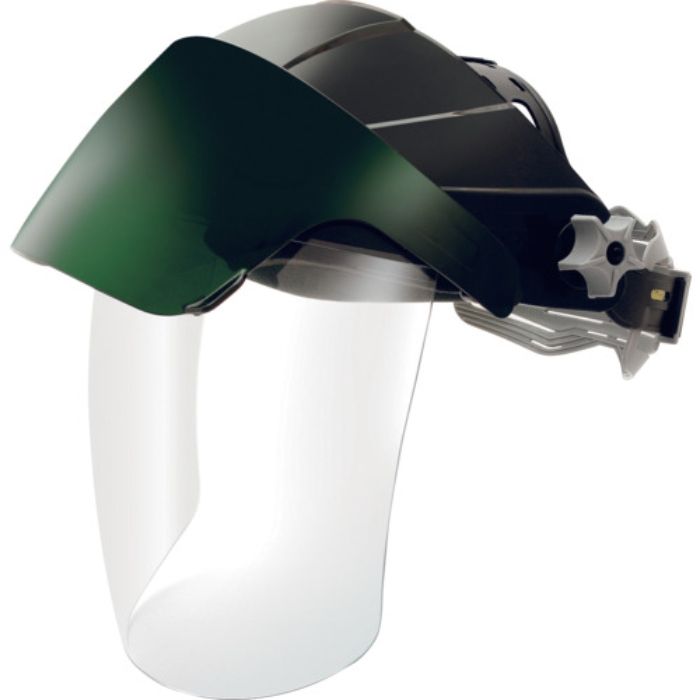 OTOS かぶり型防災面 クリア、グリーン#3 ジョグダイヤル調節機能(Tcode:8345517)