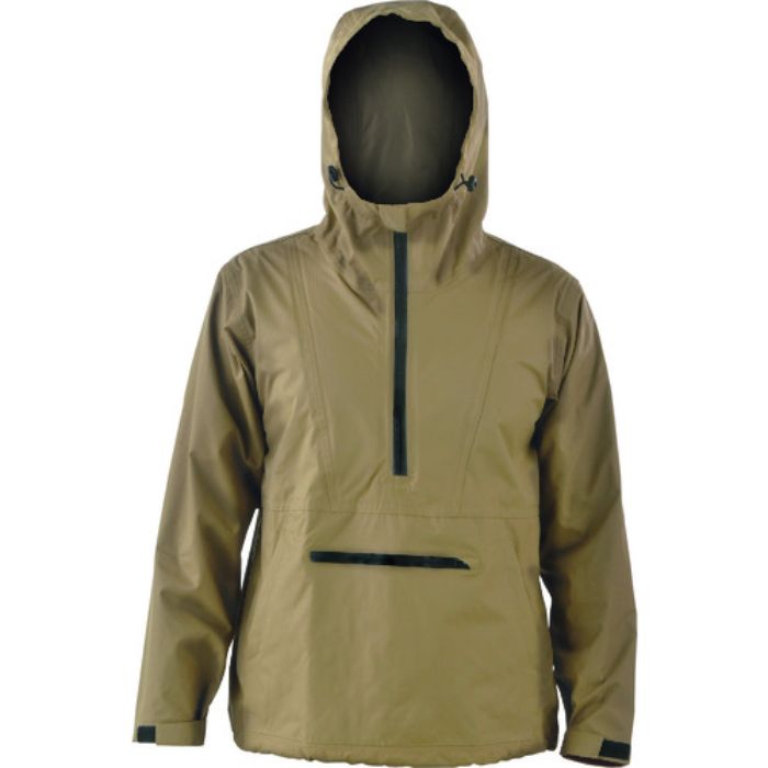 おたふく FB-201キャメル フーバーレインジャケットプルオー M(Tcode:1950116)