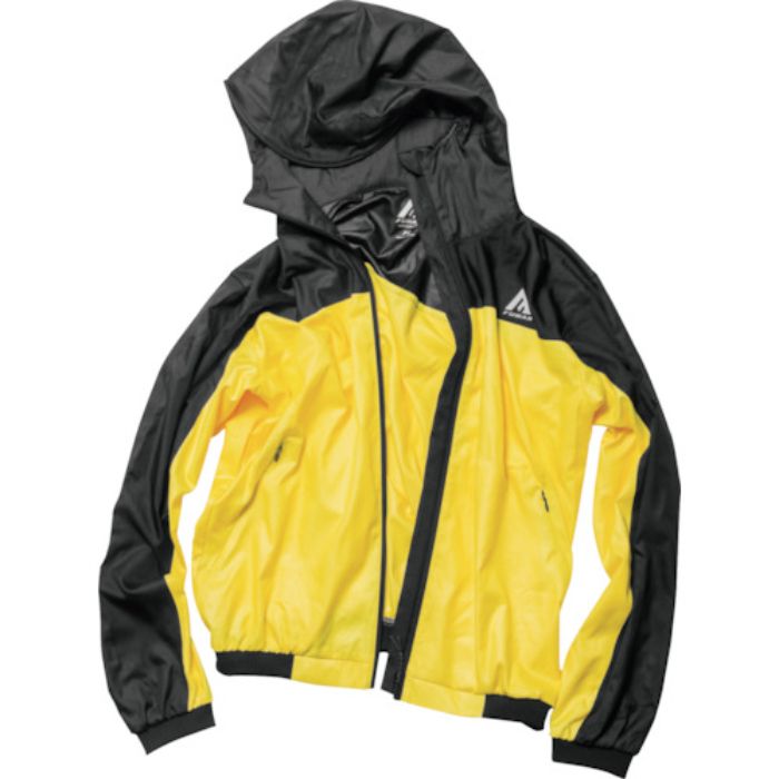 おたふく FUBAR 高撥水フルジップパーカ イエロー×ブラック L(Tcode:3543691)