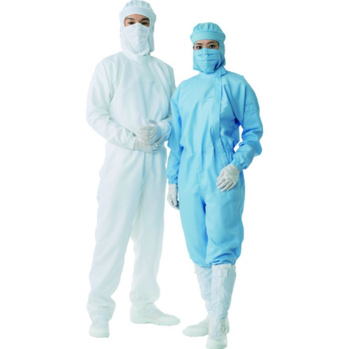 TriApex サイドファスナーつなぎ服FC141C S 白(Tcode:8364312)