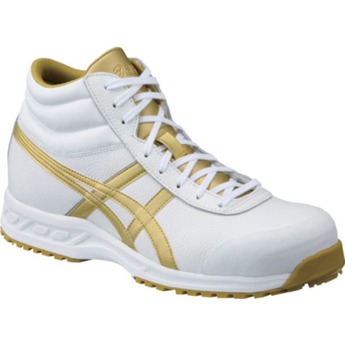 ASICS ウィンジョブ 71S ホワイト×ゴールド 28.0cm(Tcode:8354577)