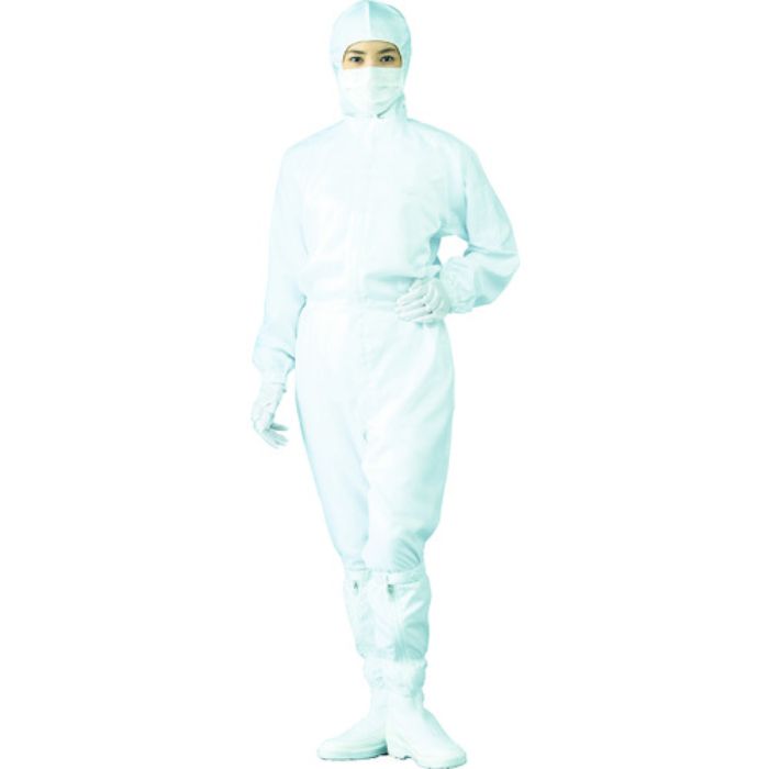 TriApex クリーンスーツ FH199C ホワイト S(Tcode:3882080)