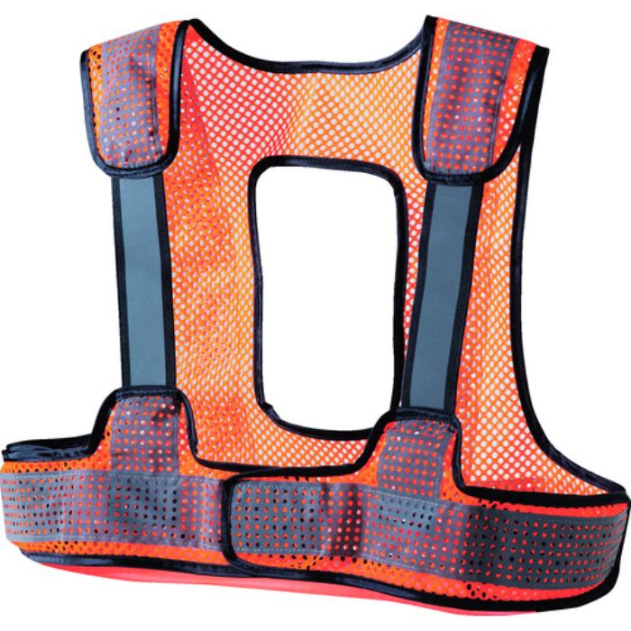 スリーライク フルハーネス対応ベンチレーション反射ベストSPIDER300/蛍光オレンジXガラスビーズ(Tcode:2066576)