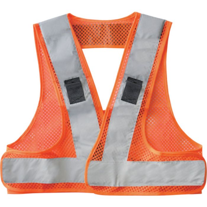 リンクサス F-H-Vフルハーネスベスト蛍光オレンジ×シルバー(Tcode:2321379)