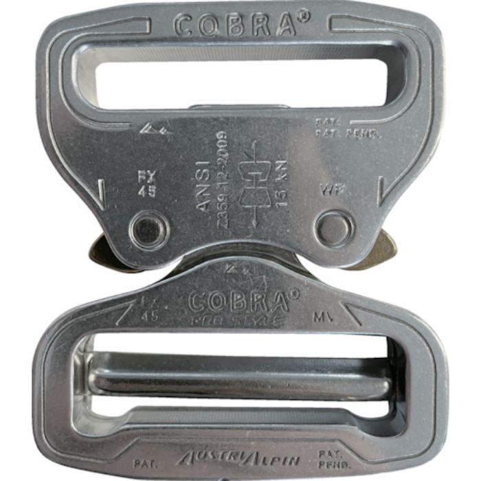 ALPIN COBRAプロスタイルANSI バックル 45MM シルバー VF(Tcode:1492261)