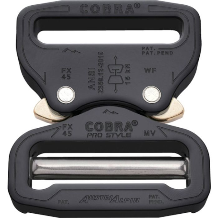 ALPIN COBRAプロスタイルANSI バックル 45MM ブラック VF(Tcode:7669445)