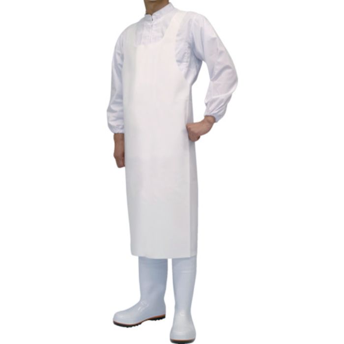 弘進ゴム くるりンパ エプロン QP-01 白 Lサイズ(Tcode:3899174)