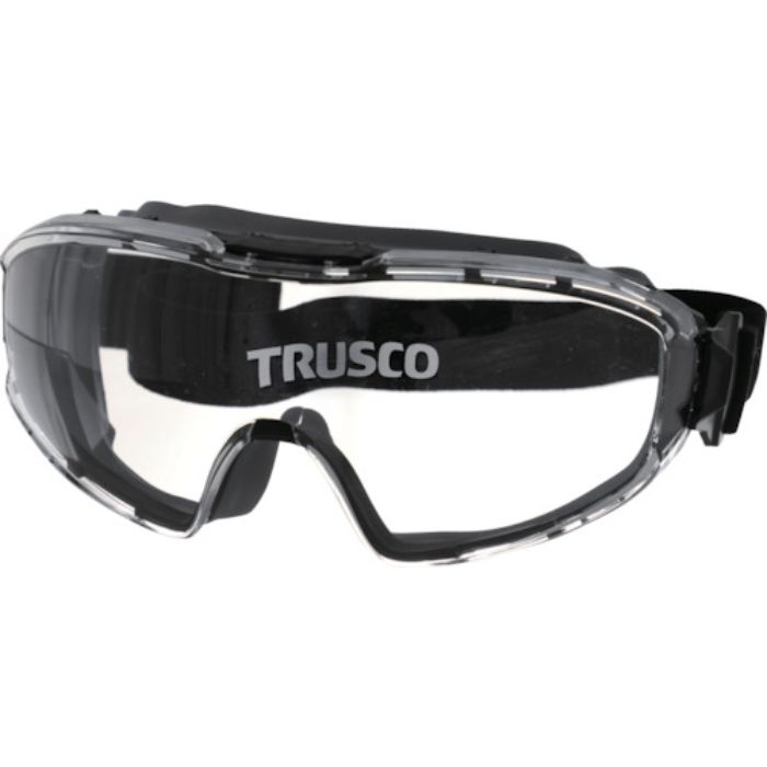 TRUSCO カラーセーフティーゴーグル(ワイドビュータイプ)ブラック(Tcode:2443625)