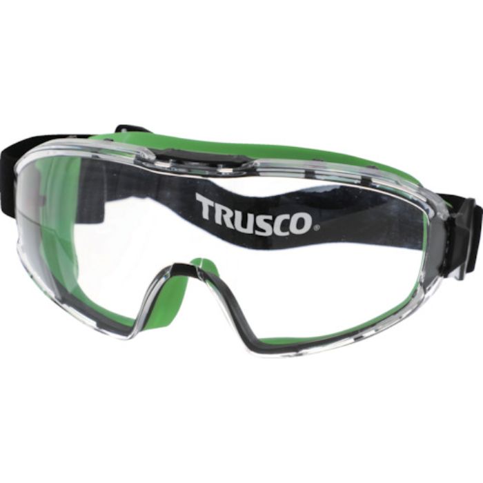 TRUSCO カラーセーフティーゴーグル(ワイドビュータイプ)ライトグリーン(Tcode:2442154)