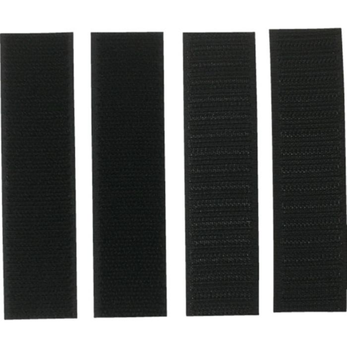 ユタカメイク マジックテープ ピタロック 25mm×10cm 2組 ブラック(Tcode:1132357)