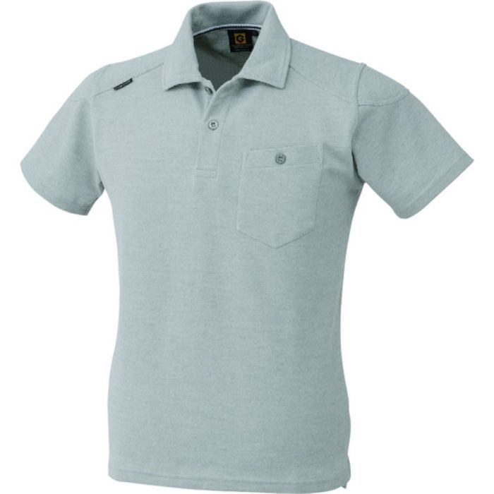 コーコス ハンソデポロシャツ G-9117 3モクグレー LL(Tcode:1027252)