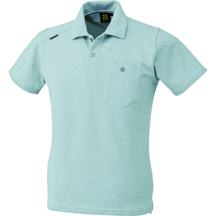 コーコス ハンソデポロシャツ G-9117 3モクグレー SS(Tcode:1027248)