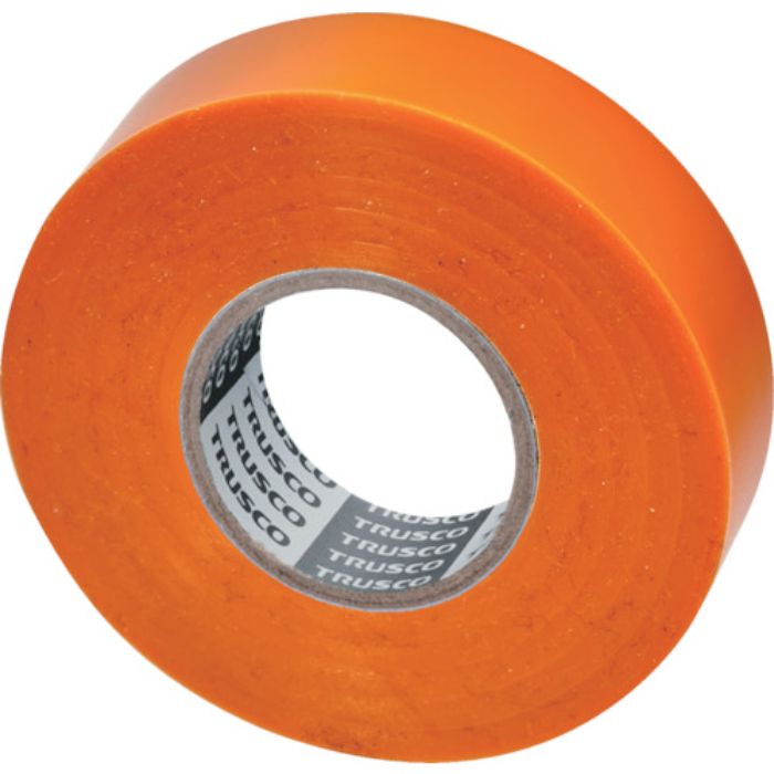 TRUSCO 脱鉛タイプビニールテープ 50mmX20m 4巻入り オレンジ(Tcode:3963962)