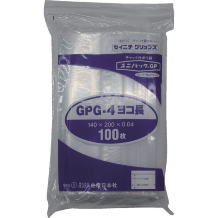 セイニチ 「ユニパックGP」G-4 ヨコ長 140×200×0.04 100枚(Tcode:8290163)