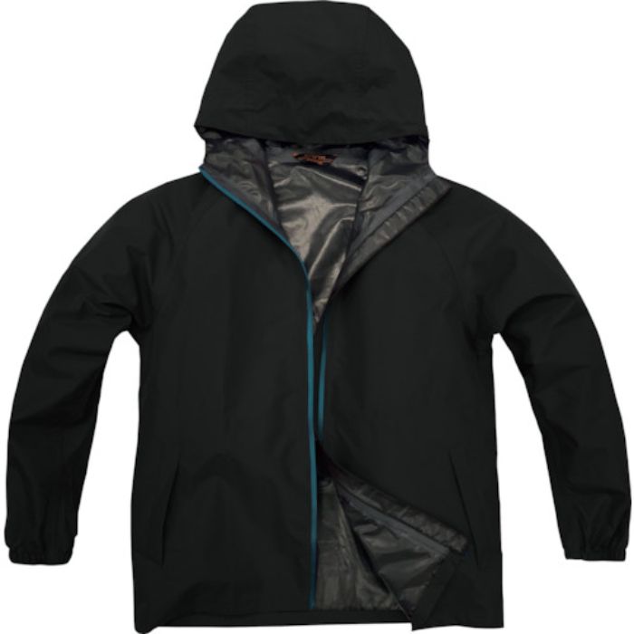 弘進ゴム B-1100 透湿LIGHTレインスーツ ブラック M(Tcode:5297715)