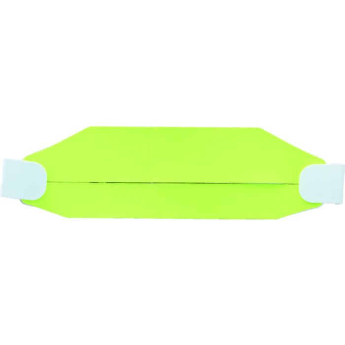 TRUSCO ヘルメットバンド 幅90MM 両面仕様 イエロー/スカイブルー(Tcode:2066079)