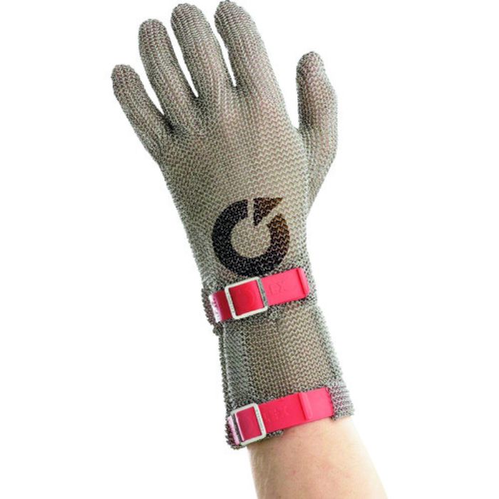 EUROFLEX 突刺し防止 耐切創クサリ手袋 コンフォート 1枚 ロングL(Tcode:2066951)