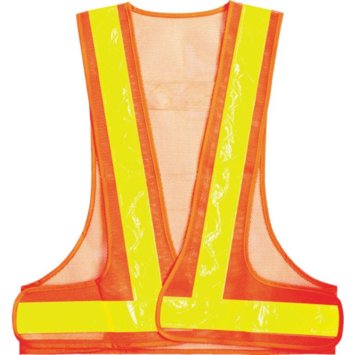 スリーライク 耐候性ベスト 蛍光オレンジ×蛍光ライムイエロー(Tcode:7811241)