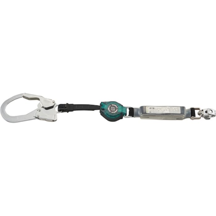 タイタン ハーネス用 ロック機構付き巻取式シングルランヤード RICORO-N HL-MR01(Tcode:4424520)