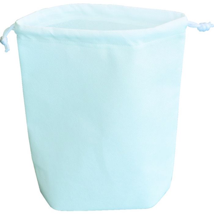 TRUSCO 不織布巾着袋 B5サイズ マチあり ホワイト 10枚入(Tcode:1164522)