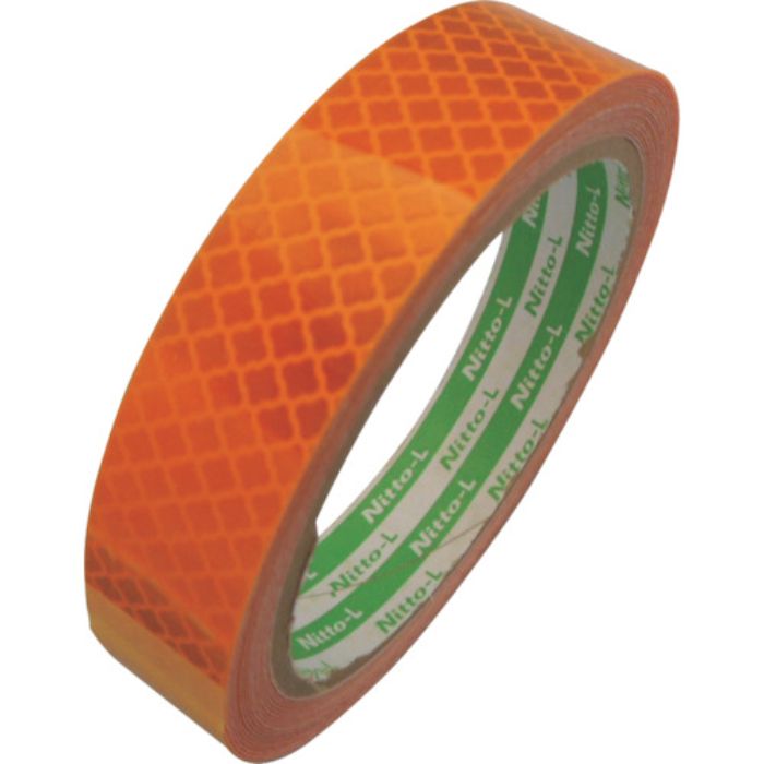 日東エルマテ 高輝度プリズム反射テープ 20mm×5m イエロー(Tcode:8365381)