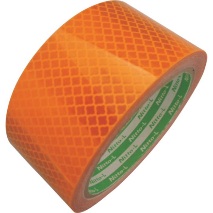 日東エルマテ 高輝度プリズム反射テープ 45mm×5m イエロー(Tcode:8365384)