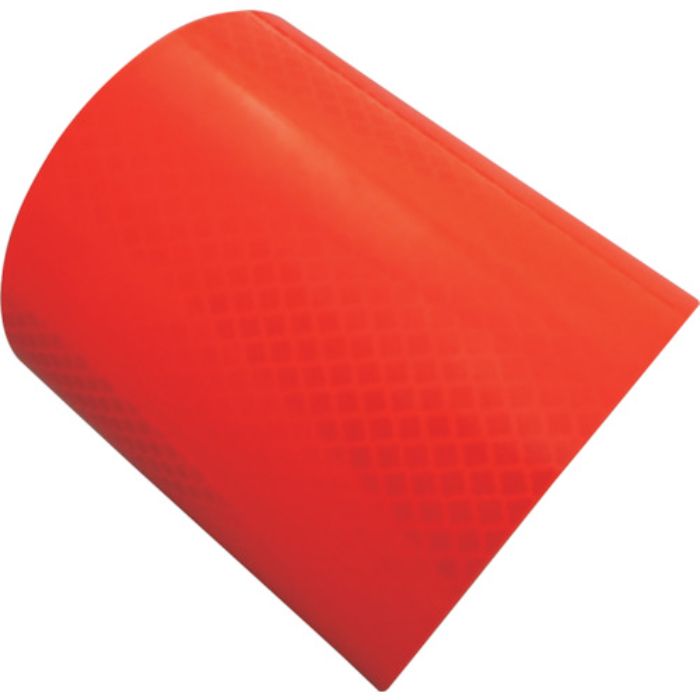 日東エルマテ 高輝度プリズム反射テープ(蛍光色) 90mm×5m オレンジ(Tcode:8365393)