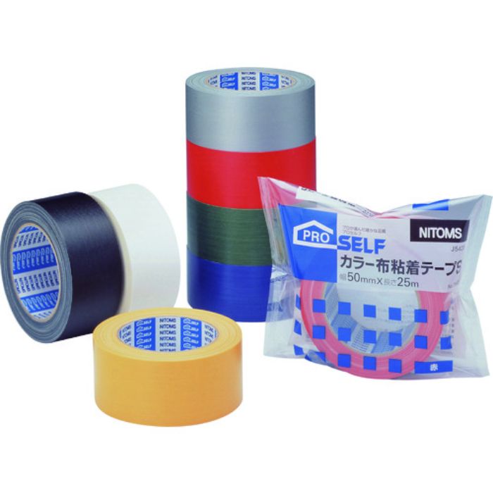 ニトムズ カラー布粘着テープS黒(Tcode:1466254)