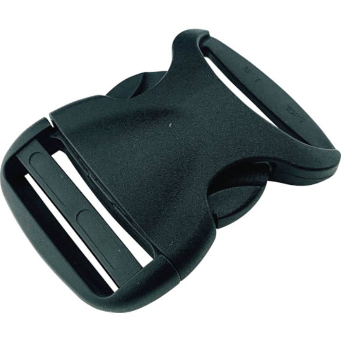 ユタカメイク 平ベルト金具 サイドリリースバックル 流線型 38mm幅用 (1個入り)(Tcode:3865768)