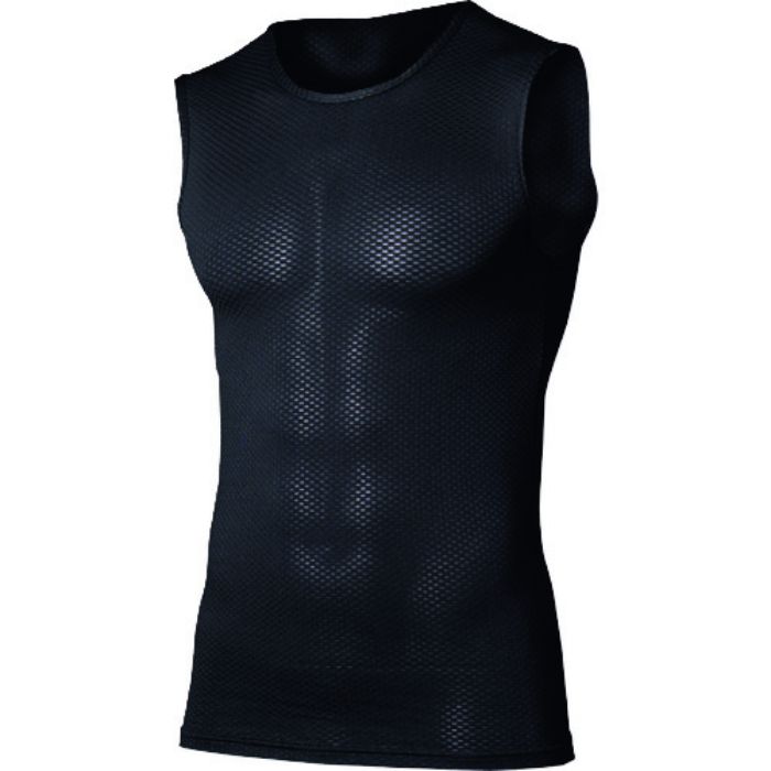 おたふく JW-520 11.BK 3D ノースリーブクルーシャツ M(Tcode:1950995)