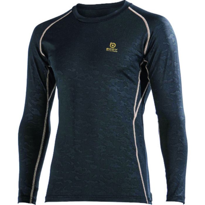 おたふく 【今季完売】JW-643 BT パワーストレッチデオドランド ロングスリーブ クルーネックシャツ ブラックカモフラ/ゴールド M(Tcode:2288075)