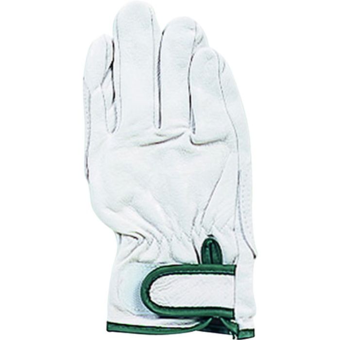 おたふく JW 824白 手首マジック止 アテ付 L(Tcode:8355474)